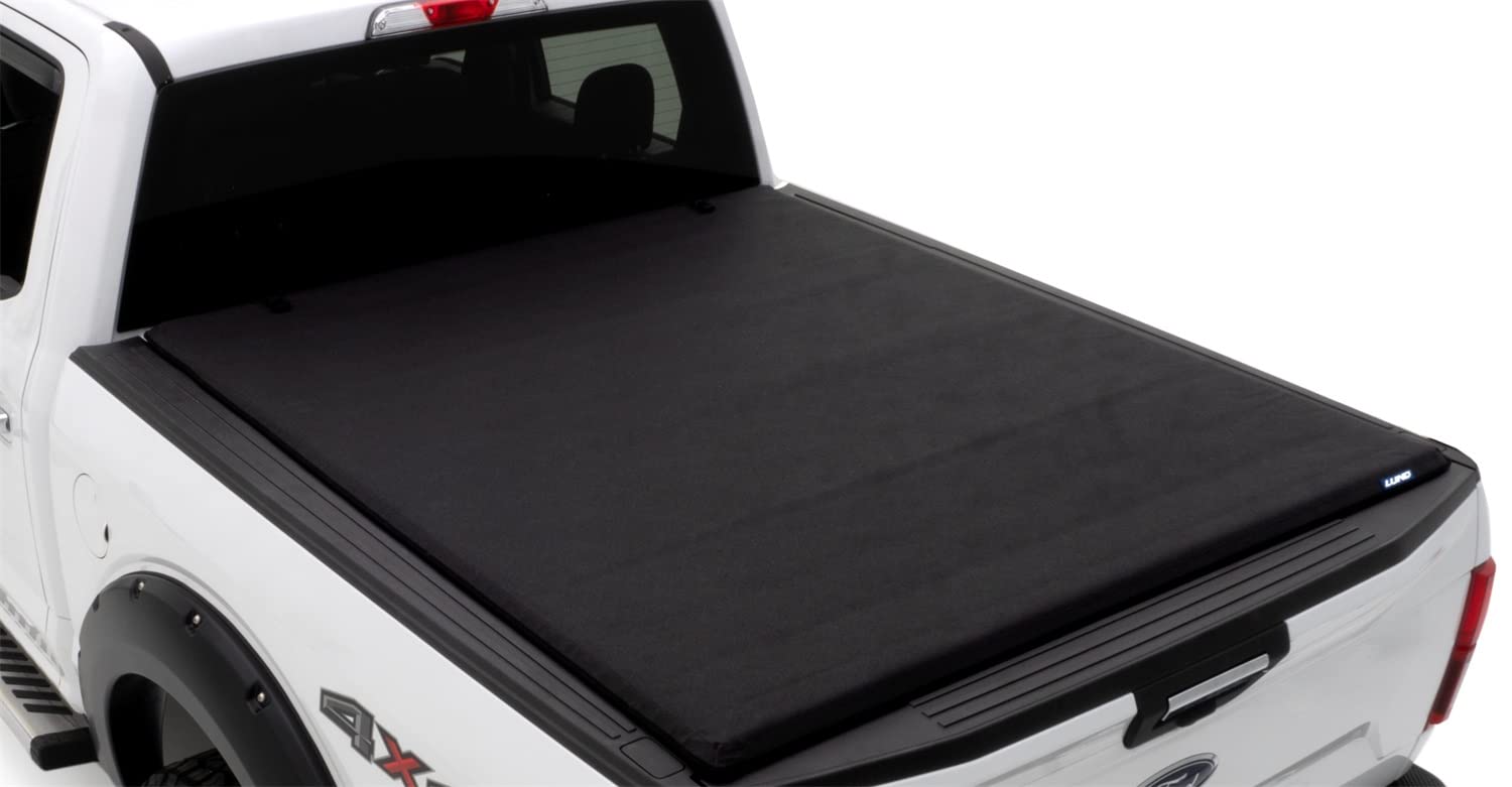 Lund Genesis Roll Up Soft Roll Up Truck Bed Tonneau Cover | 96093 | Fits 2014 - 2018, 2019 Legacy/Limited Chevy/GMC Silverado/Sierra 6' 7" Bed (78.8")