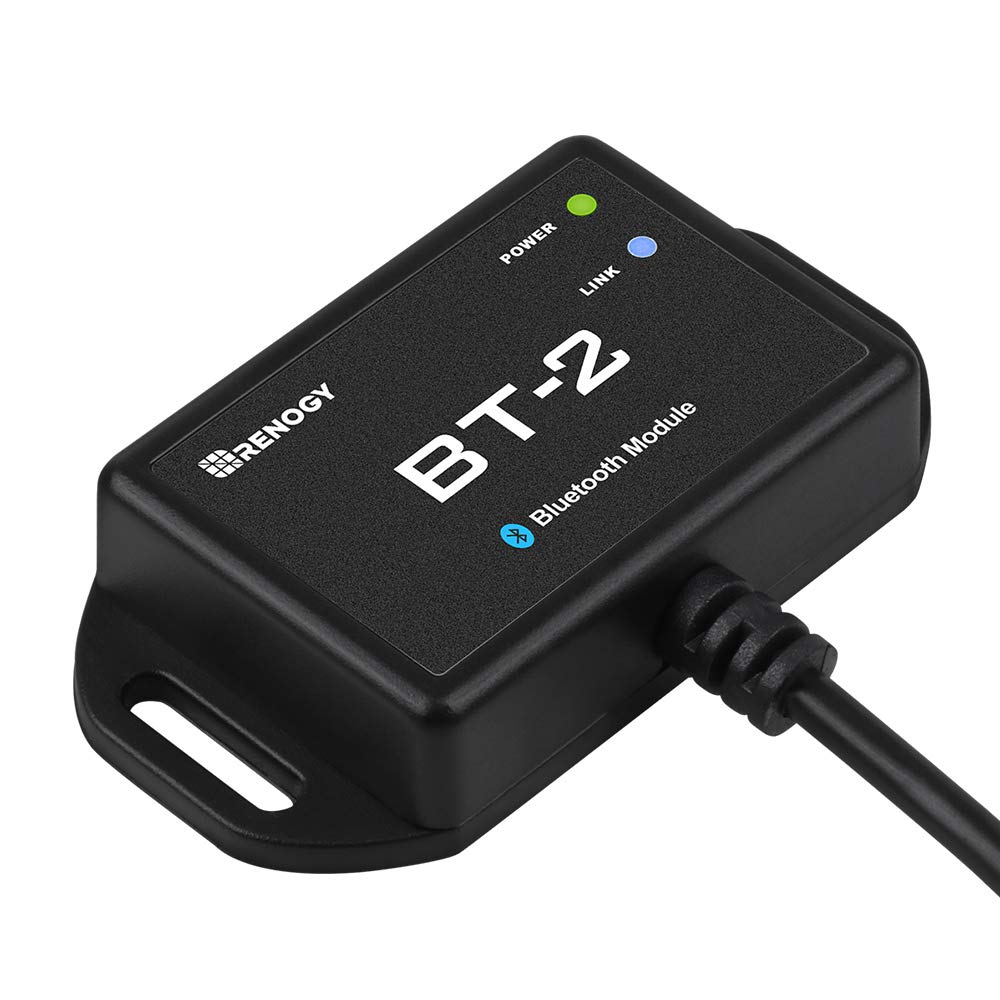 Renogy BT-2 Bluetooth Module RJ45 Communication Port Wirelessly Monitor Real-time Insight Precise Control, Compatible Solar Charge Controllers, Battery Charger, Inverter, BT-2 RS485