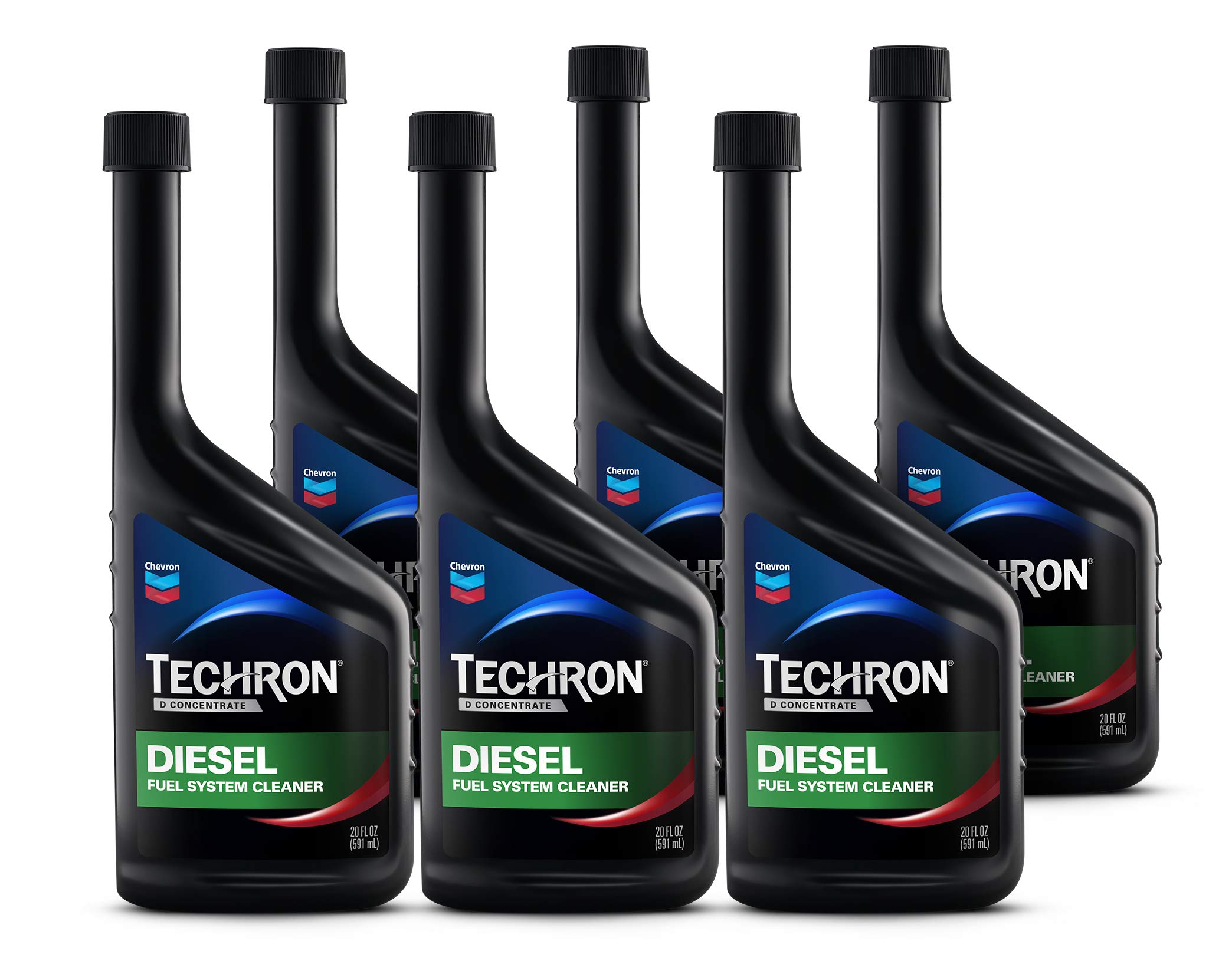 Chevron Techron D Concentrate Diesel Fuel System Cleaner, 20 oz., Pack of 6