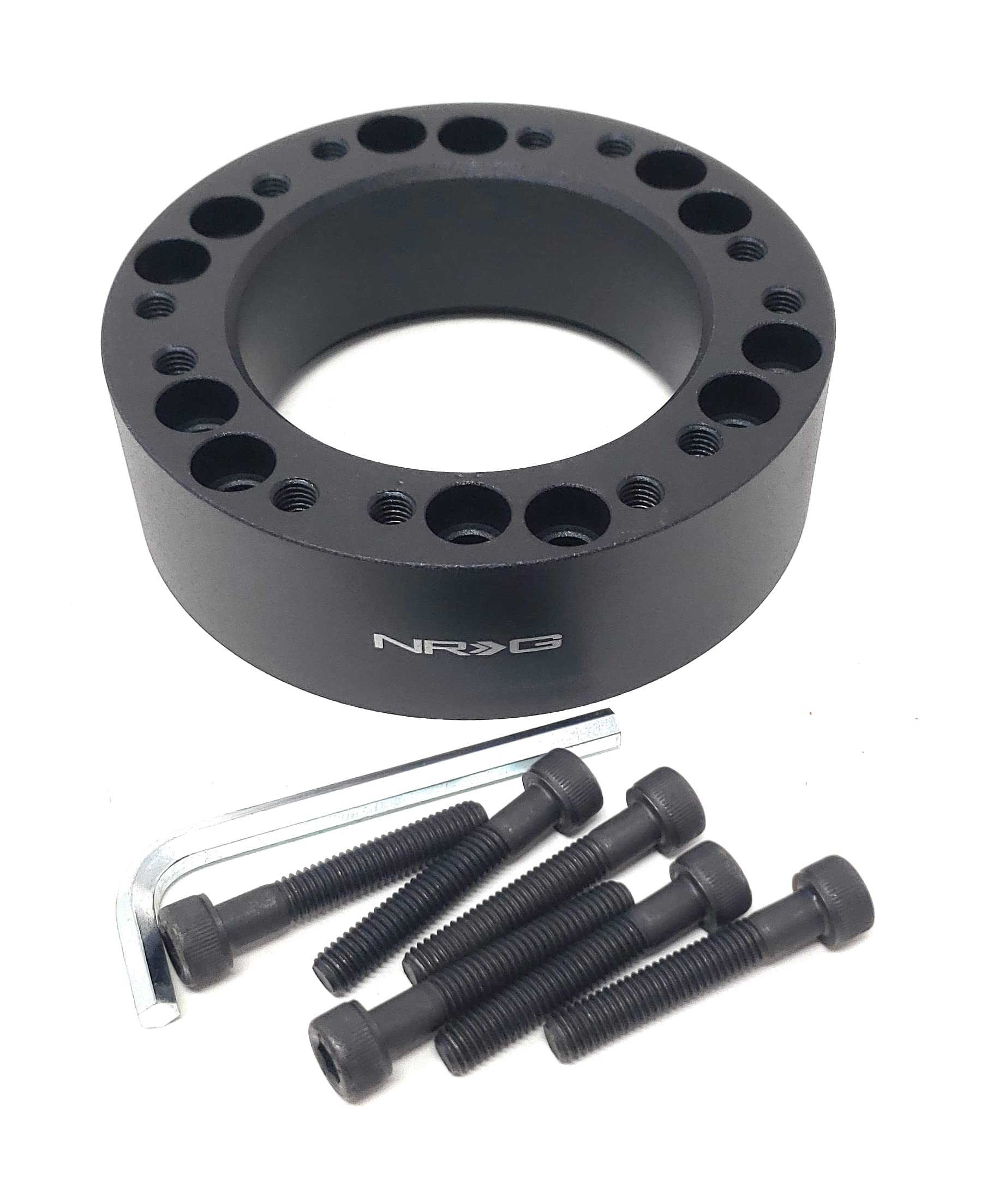 NRG STEERING WHEEL HUB SPACER 1" SRK-510BK + USPL AIR FRESHENER