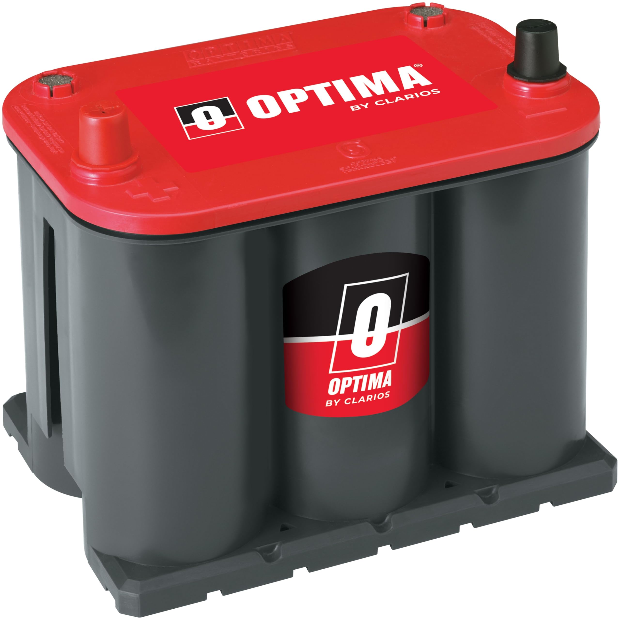 OPTIMA® Batteries High Performance 25 REDTOP® Sealed AGM Car, Truck, and SUV Starting Battery, 720 CCA, SAE Terminal, Maintenance Free, Versatile Mounting