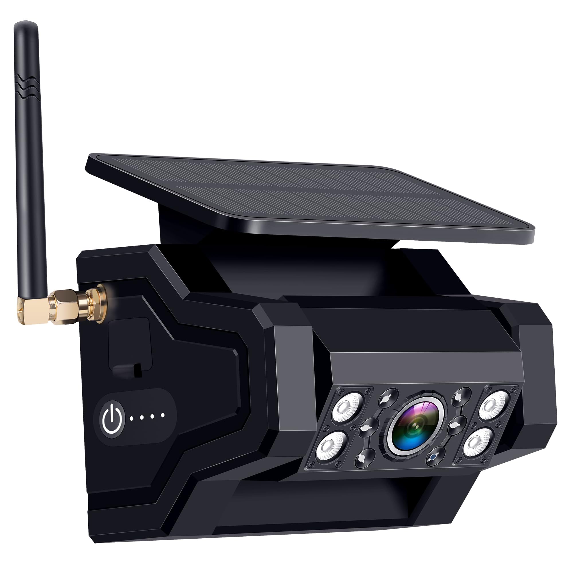 Magnetic Solar Backup Camera Portable for Pemacom P15 System - Easy Install Night Vision Waterproof