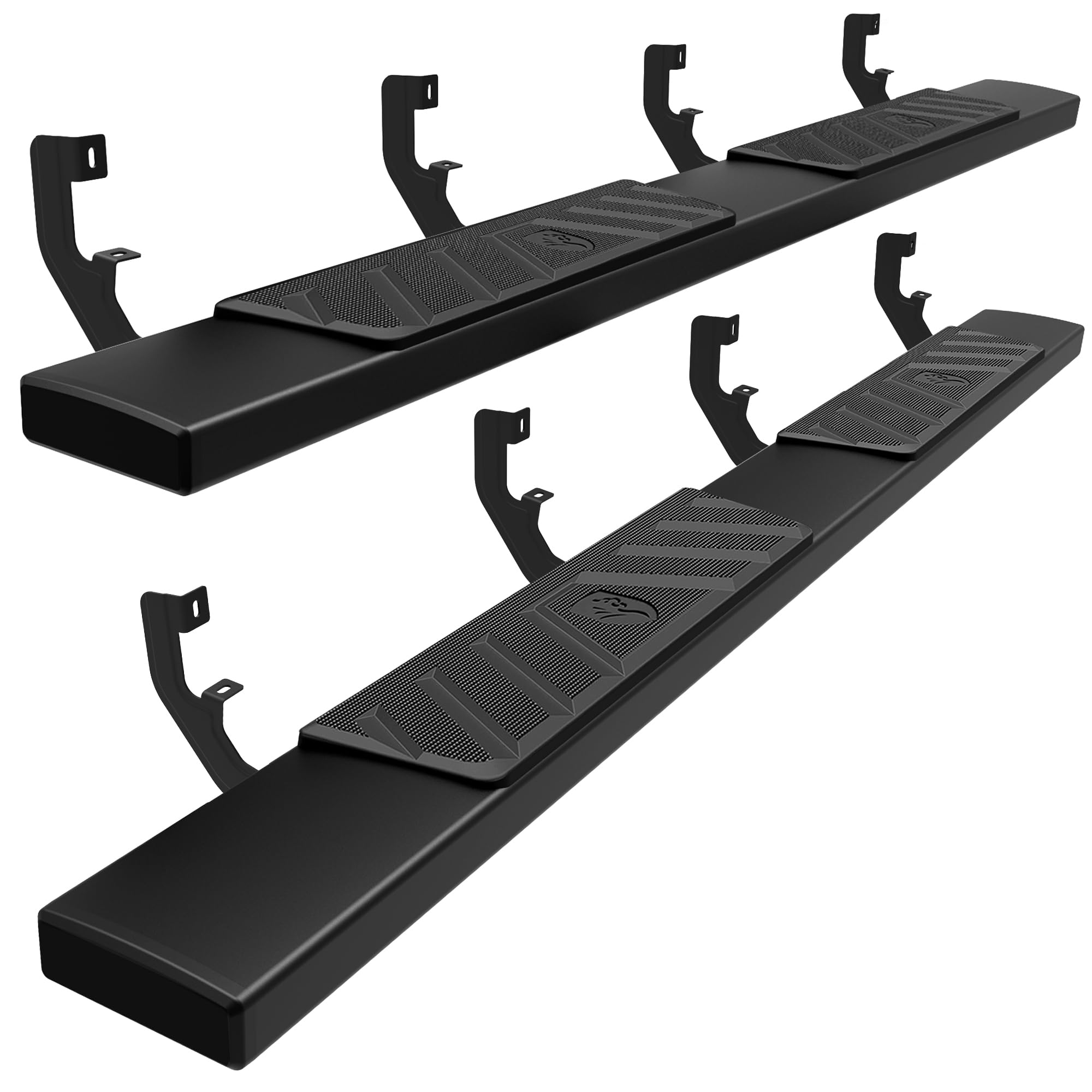 Tyger Auto 6" Riser Running Boards Compatible with 2019-2026 Chevy Silverado GMC Sierra 1500; 2020-2026 2500 3500HD | Crew Cab | TG-RS6C60248 | Side Step Rails Nerf Bars