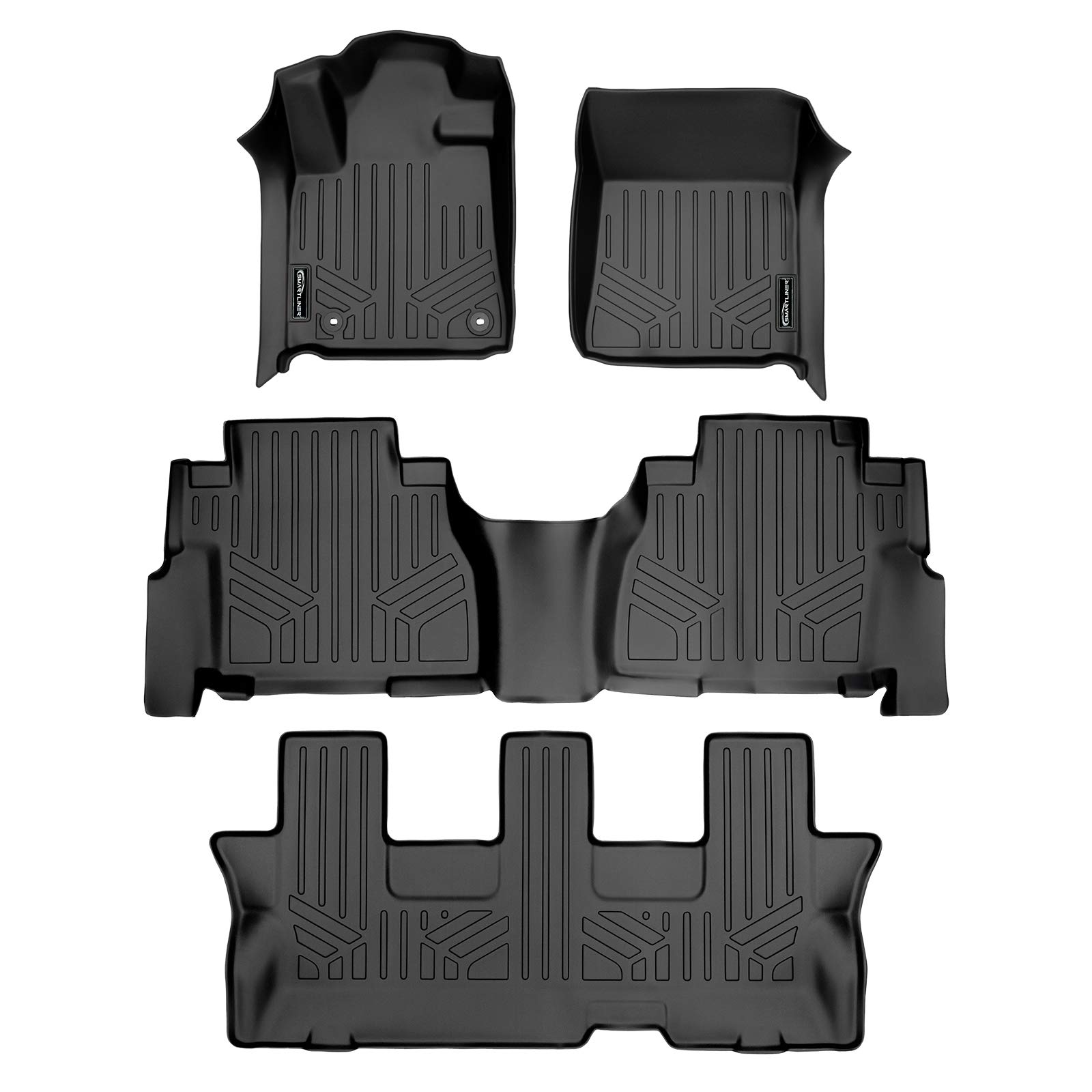 MAXLINER Floor Mats 3 Row Liner Set for 2012-2022 Toyota Sequoia
